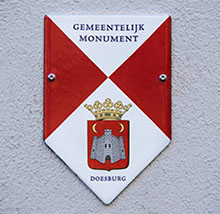 Emaille Monumentenschild