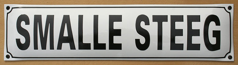 Emaille Straatnaambord