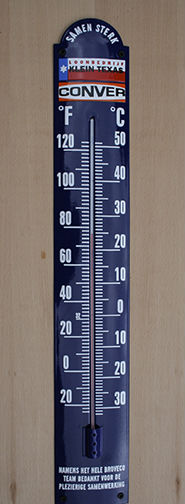 Een evenement terrorisme Hoogland Langcat Emaille BV - Emaille Thermometers