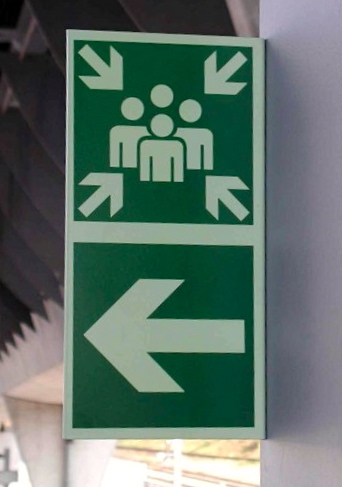 Emaille Bewegwijzeringsbord