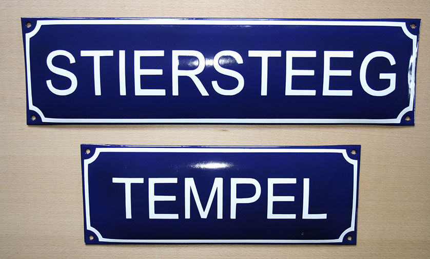 Emaille Straatnaambord