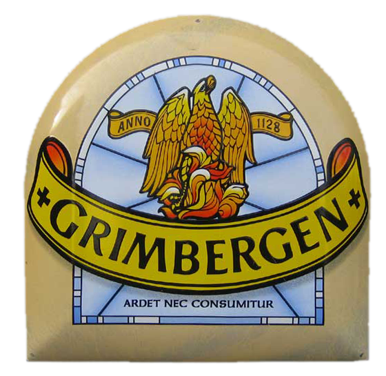 Emaille Reclamebord Grimbergen