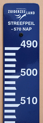 Emaille Peilschaal Modern Zuiderzeeland