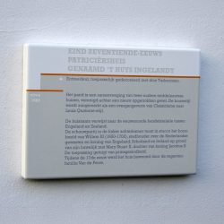 Emaille-Monumentenbord-huys-ingelandt