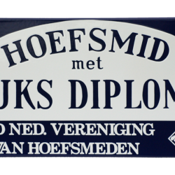 Langcat-Emaille-Bord-Hoefsmid