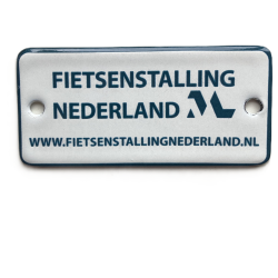emaille-bedrijfslogo-fietsenstallingnederland-reclame